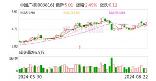 华福证券给予中国广核持有评级 新增核准6台核电机组 支撑未来业绩稳步向上