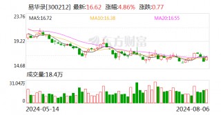 易华录：未弥补亏损超过实收股本总额三分之一