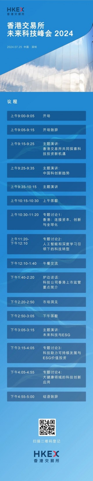 香港交易所未来科技峰会2024，上市科主管将介绍上市监管要点|深圳 7月25日