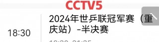 cctv5今日节目单直播(cctv5今日节目单直播预告)