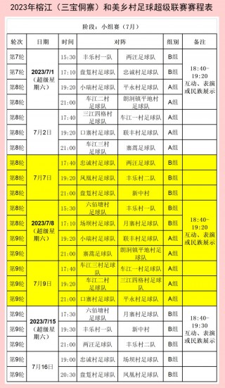 2022全部比赛时间表(2022全部比赛时间表图片)