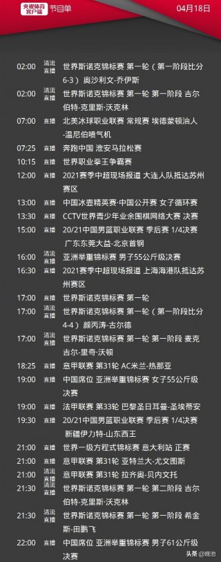 cctv5转播nba时间表(CCTV5转播NBA时间表11月17日)