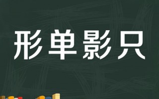 形容孤独的成语(形容孤独的成语两个字)