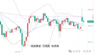 张尧浠:美通胀数据预期升温 金价阻力下方维持偏弱调整