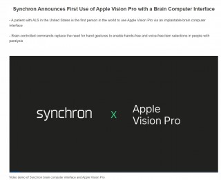 脑机接口浮现新应用 渐冻症瘫痪患者成功使用意念控制Vision Pro