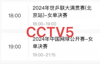 中央cctv5节目表电视猫(cctv5节目表预告,中央五台节目表)