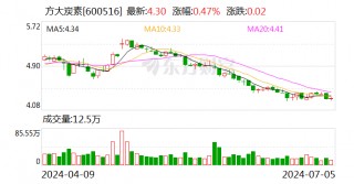 方大炭素：子公司拟6000万～1.19亿元投资海航控股股票