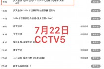 中央cct5+节目表(cct cctv 5节目单)