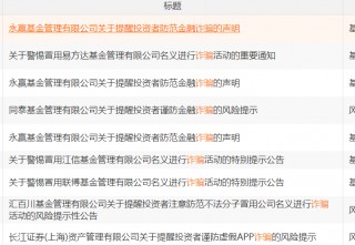 万亿巨头易方达基金紧急提醒：有不法分子冒用12315平台名义向部分投资者发送伪造《退费公告》