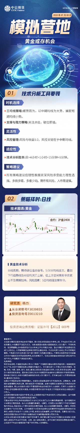 中信期货：黄金或存机会