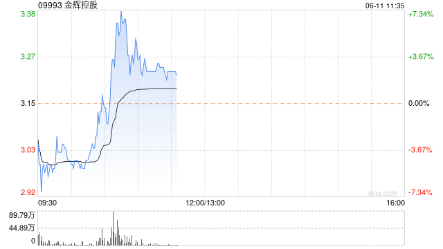 金辉控股早盘一度涨超7% 机构继续看好政策发力  第1张