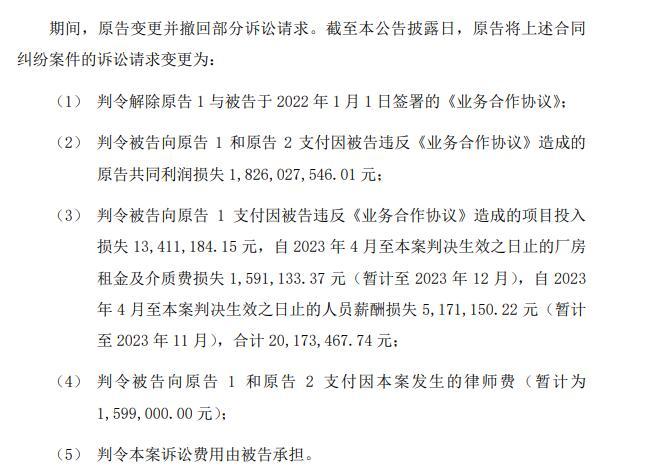 供应商起诉大全能源要求赔偿超18亿元  案件一审宣判：赔0.03亿元 第1张