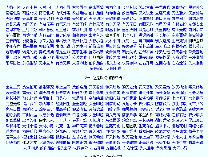 如字开头的成语(如什么什么的四字词语)  第1张