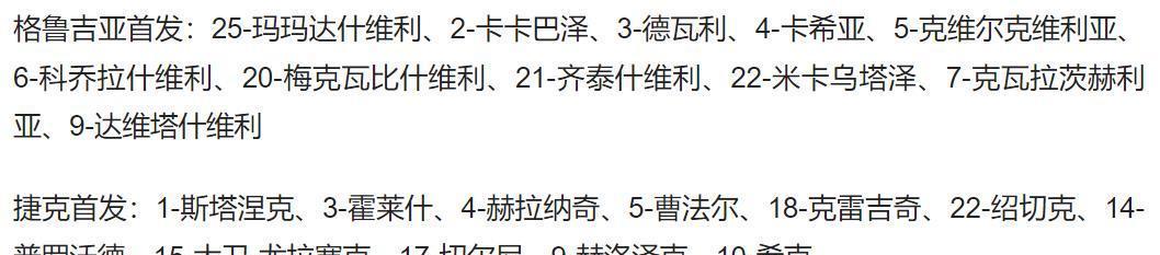 欧洲杯捷克名单(欧洲杯捷克名单最新消息)  第1张