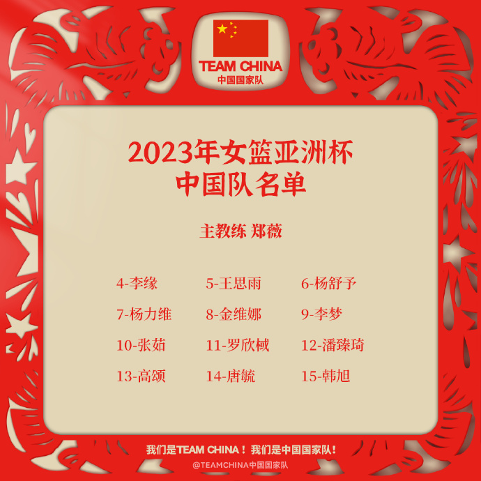 2023女篮亚洲杯赛程(2023女篮亚洲杯赛程时间表格)  第1张