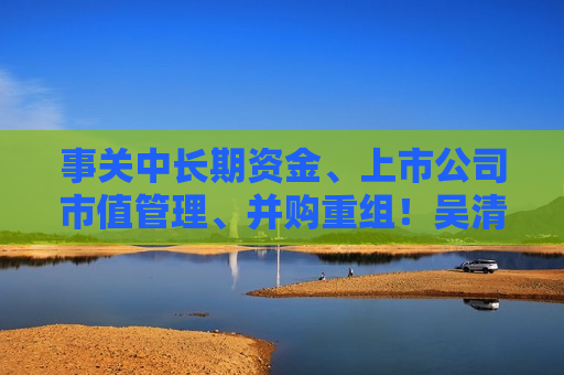 事关中长期资金、上市公司市值管理、并购重组！吴清最新发声要点速览  第1张