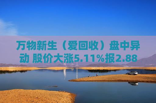 万物新生（爱回收）盘中异动 股价大涨5.11%报2.88美元