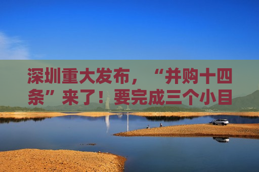 深圳重大发布，“并购十四条”来了！要完成三个小目标：15万亿元、100单、300亿元