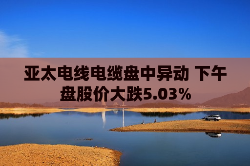 亚太电线电缆盘中异动 下午盘股价大跌5.03%