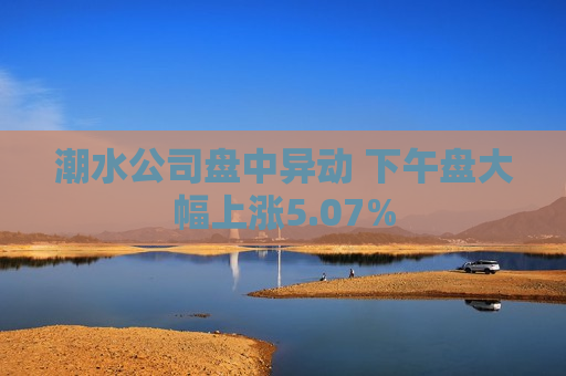 潮水公司盘中异动 下午盘大幅上涨5.07%