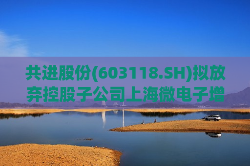 共进股份(603118.SH)拟放弃控股子公司上海微电子增资扩股的优先认缴出资权  第1张