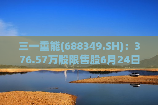 三一重能(688349.SH)：376.57万股限售股6月24日解禁