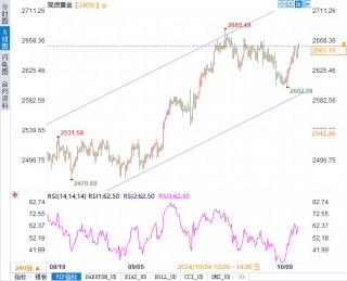 黄金重回2660上方！中东局势升级，美联储加息预期会否打破黄金涨势？