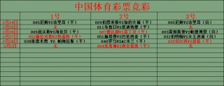 中国体育竞彩网官网首页(中国体育彩票竞彩官网首页)