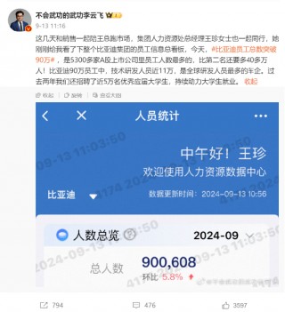 半年研发砸202亿，谁说比亚迪靠“人海战术”？