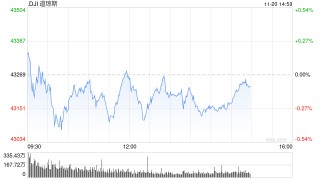 午盘：美股小幅下滑 市场等待英伟达财报