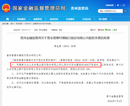 罕见真金白银支持！这家村镇银行获主发起行定向募股增持至82.18%，此前增持多为受让老股  第1张