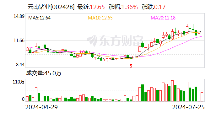 云南锗业：子公司合计收到政府补助119.61万元  第1张