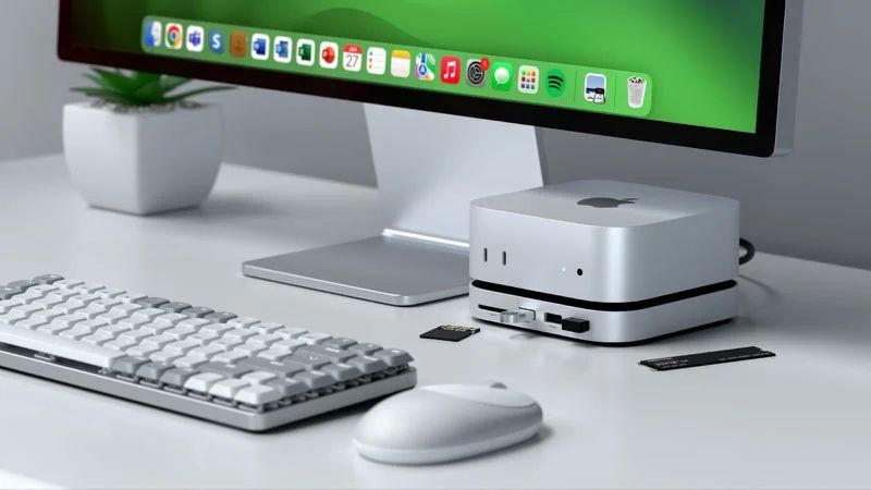 Satechi 为苹果 2024 款 Mac mini 推新扩展坞：3 个 USB-A 端口，最高扩展 4TB 存储  第1张