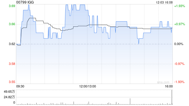 IGG12月3日斥资189.5万港元回购52万股  第1张