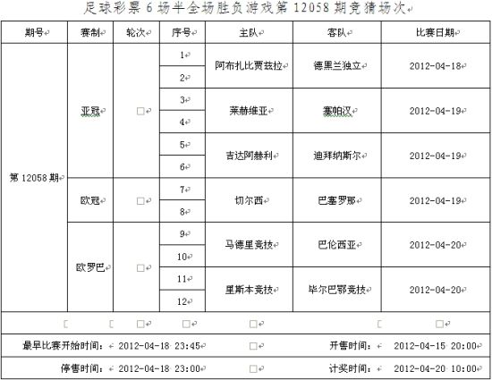 足球彩票14场胜负对阵表(足球彩票14场胜负对阵表查询)  第2张